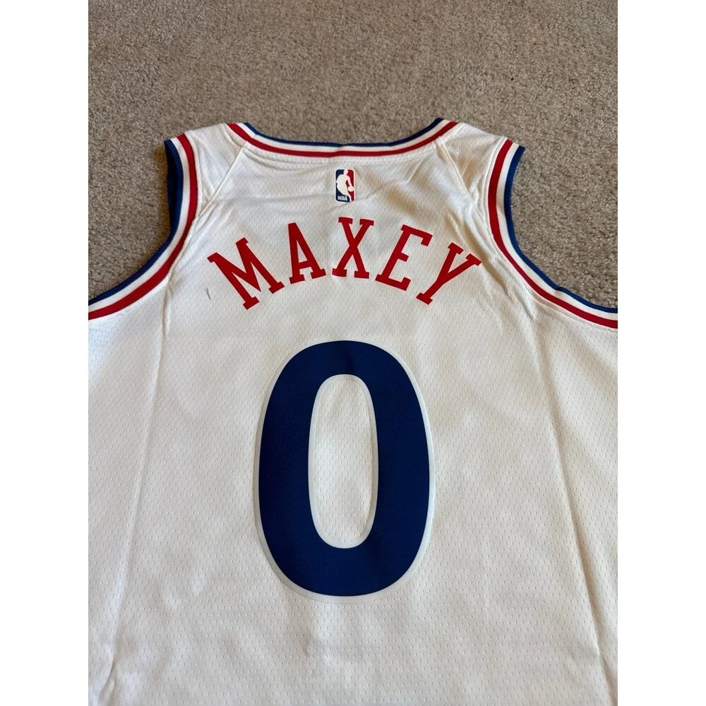 Tyrese Maxey Philadelphia 76ers City Edition Nike NWT Men’s NBA Jersey Size M